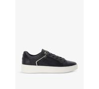 Dune Womens Vy Synthetic Elli Logo-embossed Flatform Faux-leather Low-top Trainers Eur 36 / 3 Uk Women