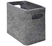 DuneDesign Toiletpaper Storage - Felt Box for 4 Toilet Rolls - Bathroom Decoration Storing Case Grey