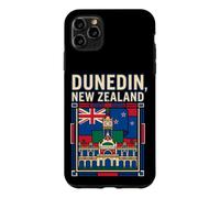 Dunedin New Zealand Flag Clock Tower Vintage Art Case for iPhone 11 Pro Max