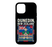 Dunedin New Zealand Flag Clock Tower Vintage Art Case for iPhone 12/12 Pro
