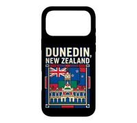 Dunedin New Zealand Flag Clock Tower Vintage Art Case for iPhone 17 Pro Max
