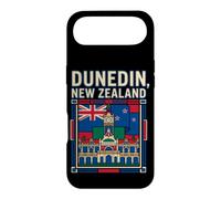 Dunedin New Zealand Flag Clock Tower Vintage Art Case for iPhone Air