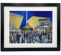 dunfermline., East End Park Football Stadium Framed, Professionally Printed Athletic Memorabilia Giclee Art Print.