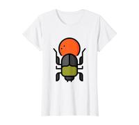 Dung Beetle - Dung in Your Life - Roll Value Graphic T-Shirt, Women, White, XL