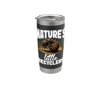 Dung Beetle Insect Lover Rolling Dung Recycle Dung Beetle Stainless Steel Insulated Tumbler