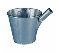 Dung Scoop Galvanized 24cm Dung Scoop Bucket Manure Dung NEW