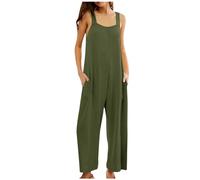 Dungarees for Women UK Corduroy Bib Overalls Trousers Wide Leg Playsuit Loose Plain Jumpsuits Womens Fall Summer Casual Trousers Plus Size Sports Holiday Beach Romper