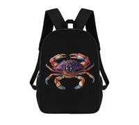 Dungeness Crabs Classic Mens Backpack Womens 17 Inch Shoulder Bag