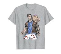 Dungeon Crawler Carl Sketchbook Princess Donut and Carl Book T-Shirt, Men, Heather Grey, Medium
