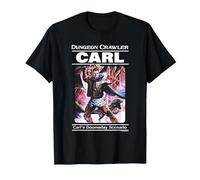Dungeon Crawler Carl Vintage Paperback Illustration Book T-Shirt, Men, Black, 4X-Large