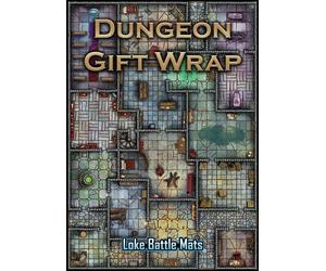 Dungeon Gift Wrap (6 Sheets, 8 Tags)