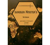 Dungeon Master's Notebook: 120 Page, 8.5 x 11" Graphpaper Notebook