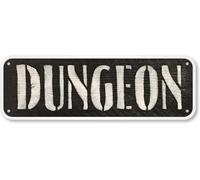 Dungeon Sign Novelty Dungeon Decor Dungeon Street Sign Wall Art Decor For Home Farmhouse Bar Cafe Man Cave 40x10 Cm