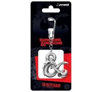Dungeons and Dragons 3D Keyring (Dragon Ampersand Design) Carabiner Key Ring, Zip Pull or Backpack Key Chain Charm, Disney Key Chains for Women, Disney Key Chains for Men - Official Merchandise