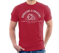 Dungeons and Dragons Adventures Since 1974 Men's T-Shirt Cherry Red