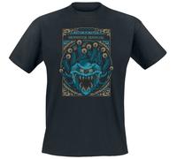 Dungeons and Dragons Monsters Manual T-Shirt black S