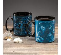 Paladone PP6637DD Dungeons and Dragons Heat Sensitive Mug - Colour Change 550ml (18 5floz) Mug, Blue and Black