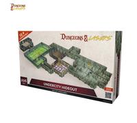 Dungeons & Lasers Undercity Hideout Terrain Set for DND and Tabletop RPG Games - 5E Compatible for 28mm - 32mm Scale Miniatures - Modular Design for Quick Assembly - Unpainted