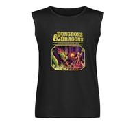 Dungeons Diners Dragons Drive Black Sleeveless T-Shirt Mens Unisex Vest Tank Tops S