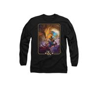 Dungeons & Dragons - 2024 Players Handbook Cover Long Sleeve T-Shirt Hasbro Black S