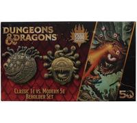 Dungeons & Dragons 50th Anniversary Beholder Medallion Set - Limited Edition Twin Metal Collectibles - Official D&D Monster Lore Gift for Players, Dungeon Masters & Fantasy Fans
