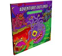 Dungeons & Dragons - Adventures Outlined Coloring Book