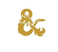 Dungeons & Dragons Ampersand Gold Men's T-Shirt - White - XL