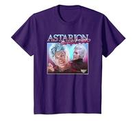 Dungeons & Dragons Astarion Careful Bite Retro Portrait T-Shirt, Youth, Purple, 2T