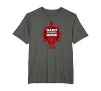 Dungeons & Dragons Bard Bone T-Shirt, Men's Big and Tall, Asphalt Grey, 2X Tall