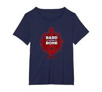 Dungeons & Dragons Bard Bone T-Shirt, Women's Plus, Navy Blue, 1X