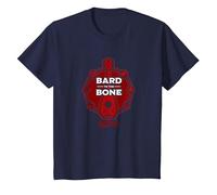 Dungeons & Dragons Bard Bone T-Shirt, Youth, Navy Blue, Medium