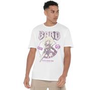 Dungeons Dragons Bard Glam Rock Tour Unisex T Shirt, White, Medium