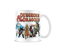 Dungeons & Dragons Characters Mug White/red (One Size)