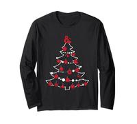 Dungeons & Dragons Christmas Tree Dice Baubles Long Sleeve T-Shirt
