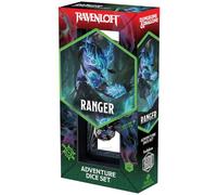 Dungeons & Dragons: D&D Adventure Dice - Ranger: Black & Blue - 14pc RPG Die Set, Class Symbols, Collectible Roleplaying Game Accessory, Sirius Dice