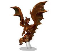 Dungeons & Dragons D&D Icons of The Realms: Adult Copper Dragon - Pre-Painted RPG Figure, Highly Detailed Miniature