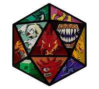 Dungeons & Dragons D20 Die Metal Medallion