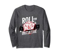 Dungeons & Dragons Dice D20 Roll for Initiative Long Sleeve T-Shirt