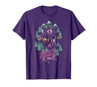 Dungeons & Dragons Forest Crew T-Shirt, Men, Purple, XX-Large