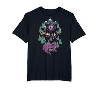 Dungeons & Dragons Forest Crew T-Shirt, Men's Big and Tall, Black, 4X Tall