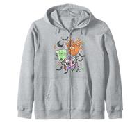 Dungeons & Dragons Halloween Classic Cartoon Monsters Zip Hoodie