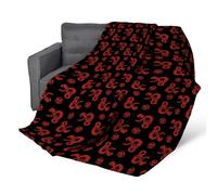 Dungeons & Dragons “Heed The Call” Full/Queen Quilted Blanket, Cozy Fantasy Bedding for Gamers, Kids & Adults, Throw for Bedroom, Sofa, or Game Room Décor, 90 x 90 Inches