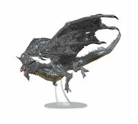 D & D Icons of The Realms: Adult Silver Dragon - Painted Figure - RPG Dungeons & Dragons Miniatures