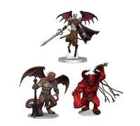 Wizkids Dungeons & Dragons Icons Of The Realms: Archdevils - Hutijin, Moloch, Titivilus