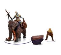 Wizkids Dungeons & Dragons Icons Of The Realms: Snowbound Frost Giant And Mammoth Premium Set