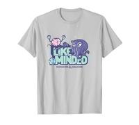 Dungeons & Dragons Like Minded Cute Brain & Mind Flayer T-Shirt, Men, Silver Grey, XX-Large