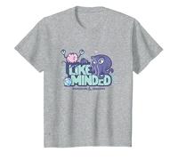 Dungeons & Dragons Like Minded Cute Brain & Mind Flayer T-Shirt, Youth, Heather Grey, Small