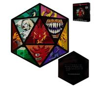 Dungeons & Dragons Limited Edition D20 Dice Collectible Metal Medallion Dungeons & Dragons Multicolor