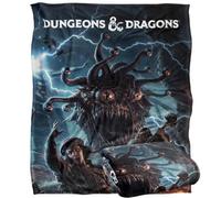 Dungeons & Dragons Monster Manual Art Blanket White (One Size)