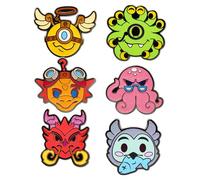 Dungeons & Dragons Mystery Enamel Pin Blind Box Series, Modron, Beholder, Snowy OwlBear, Kobold, Mind Flayer, or Red Dragon